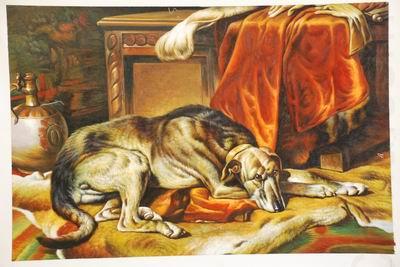 unknow artist Dog 031 oil painting picture